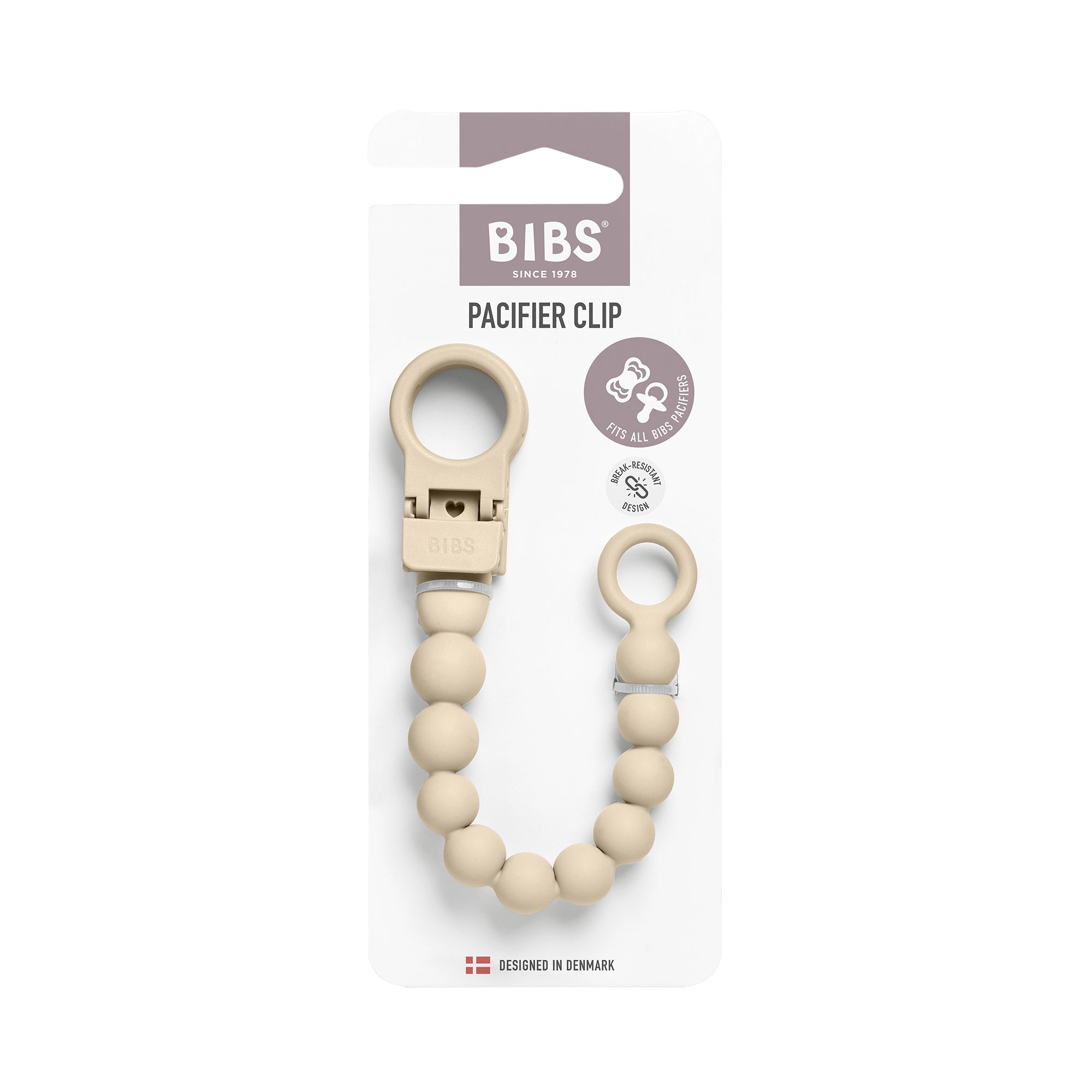 BIBS Speenkoord Beaded - Vanilla