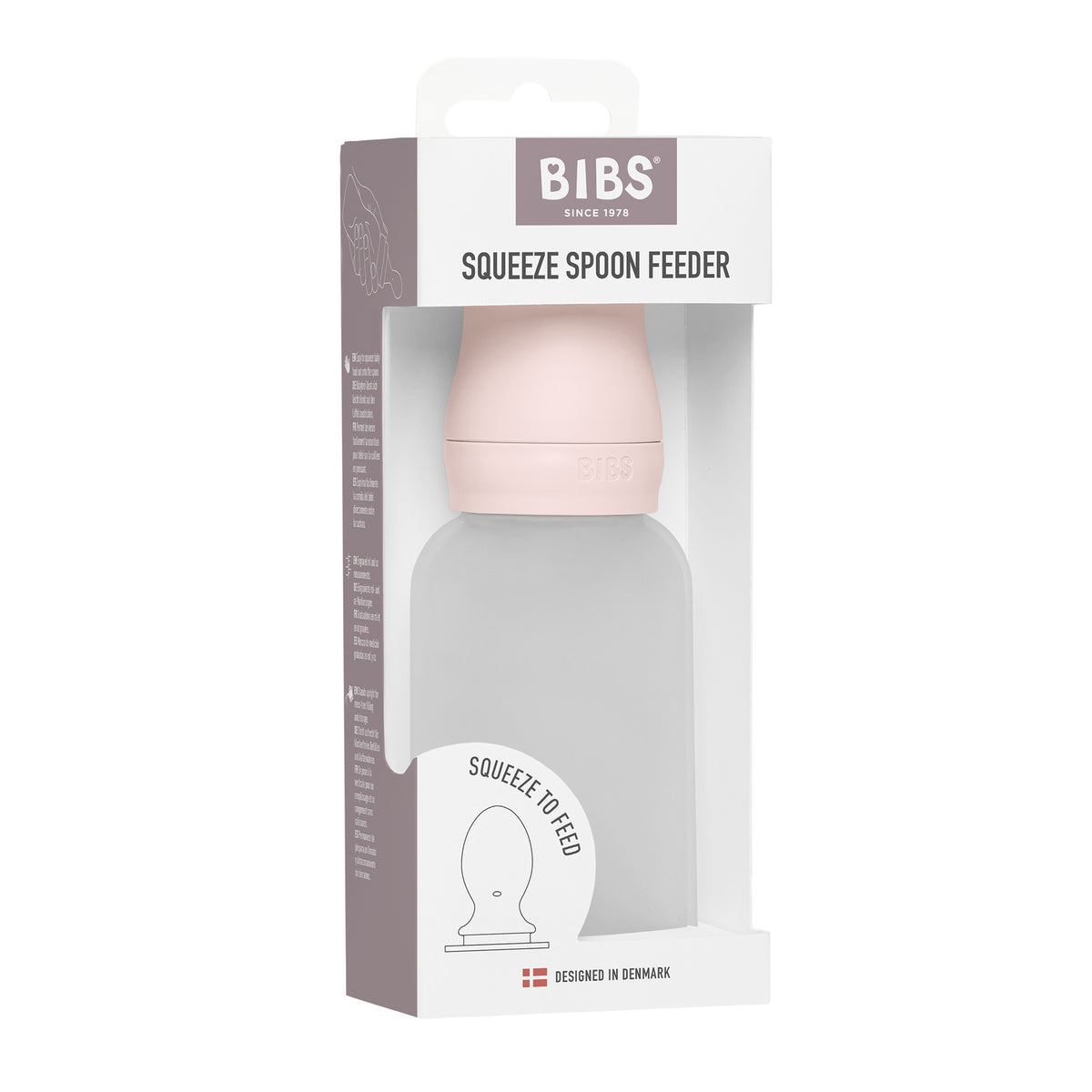 BIBS Knijpfles met Lepel – Petal-