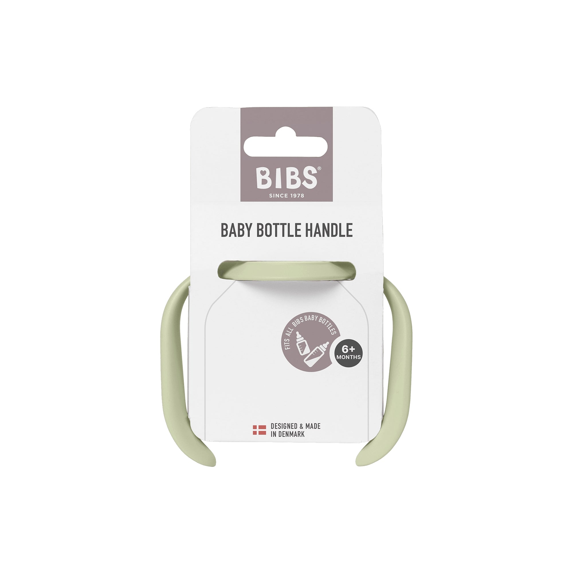 BIBS Babyfles Handgreep - Sage-