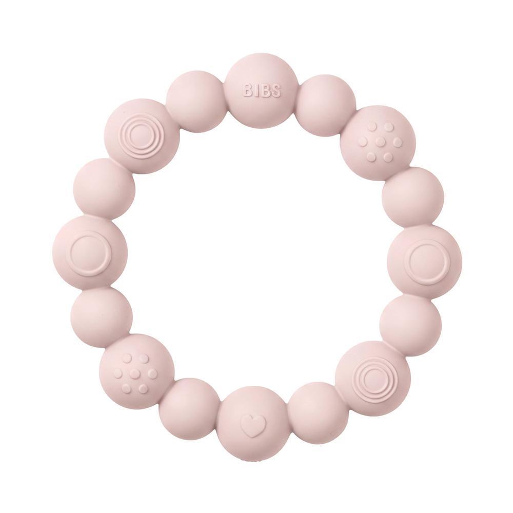 BIBS Bijtring Beaded - Blush-