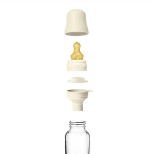 BIBS Glazen Fles - Ivory-