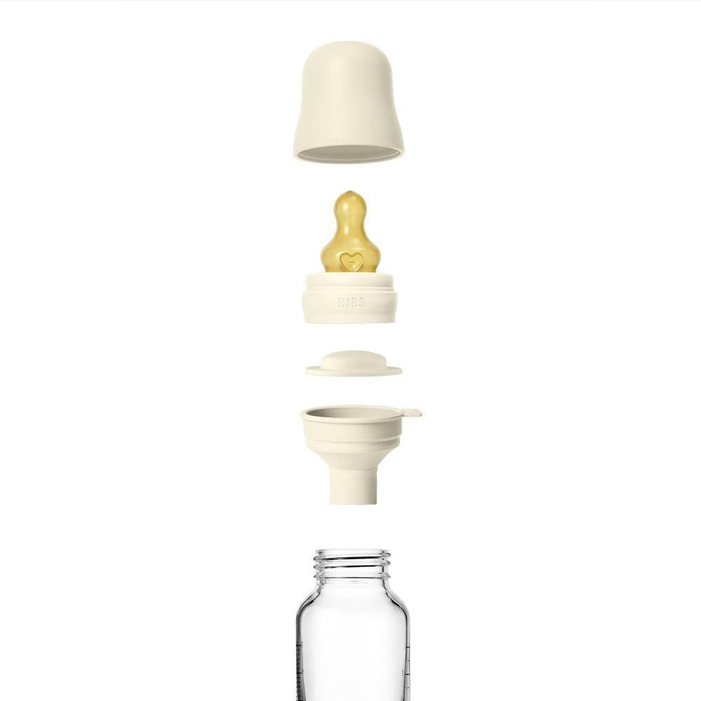 BIBS Glazen Fles - Ivory-