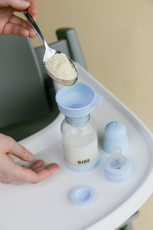 BIBS Glazen Fles - Sage-