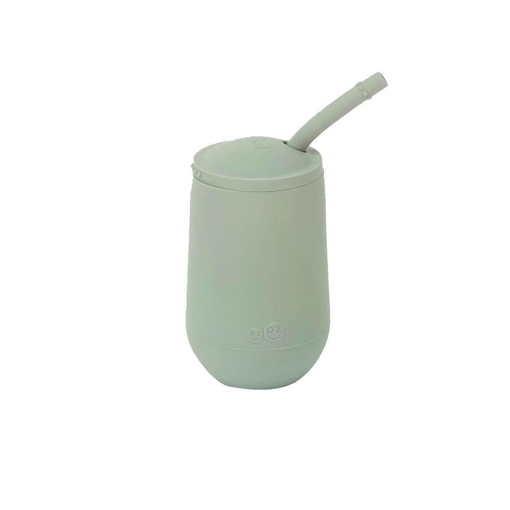 EZPZ Happy Cup + Straw Training System - Sage-