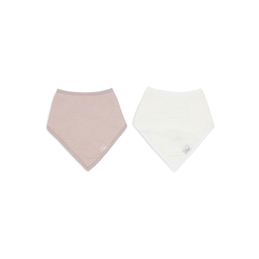 Jollein Bandana Slabbetje - Hydrofiel Wild Rose/Oatmeal 2-pack-