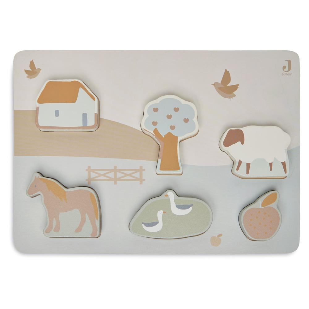 Jollein Houten Puzzel - Farm-