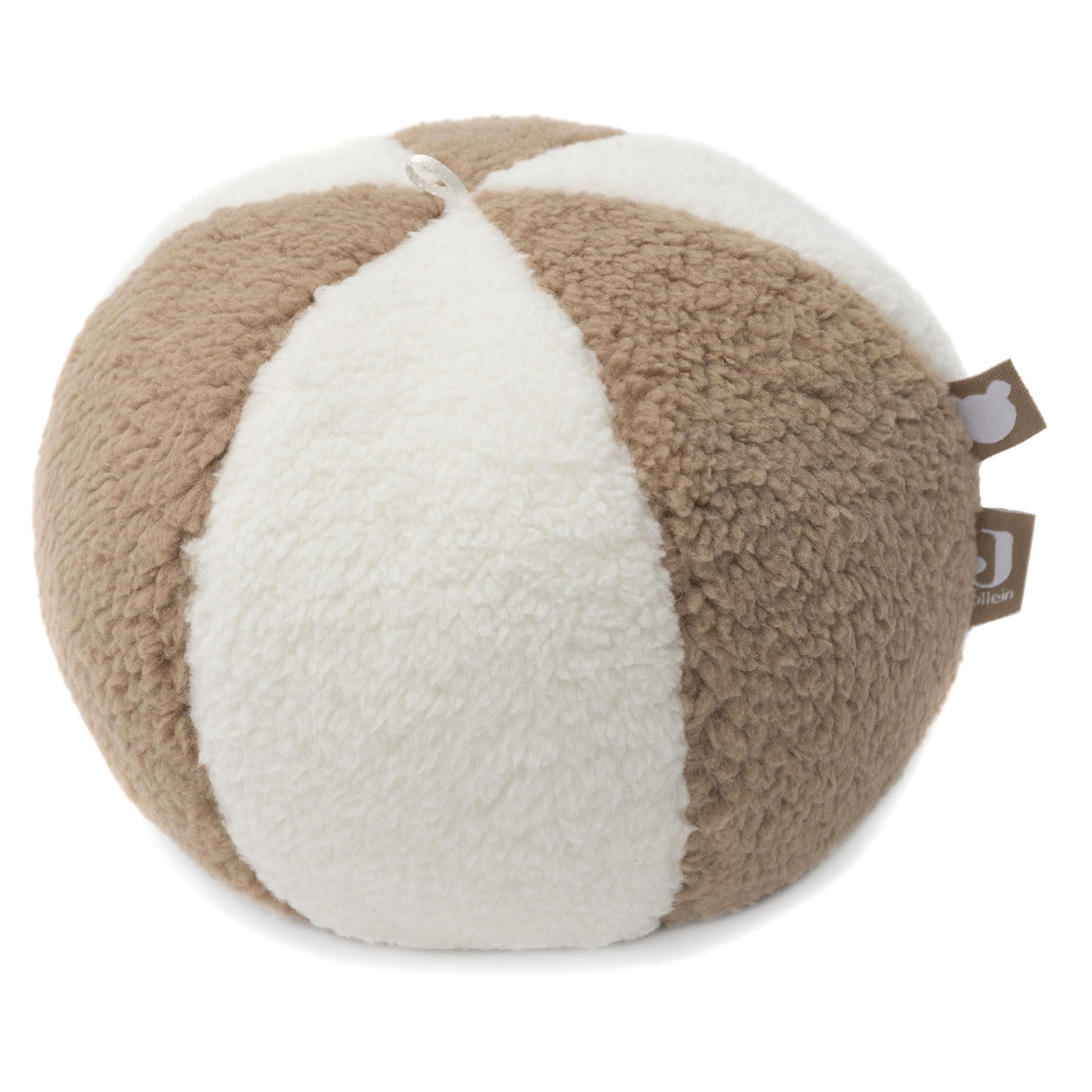 Jollein Stoffen Speelbal - Ivory/Biscuit-