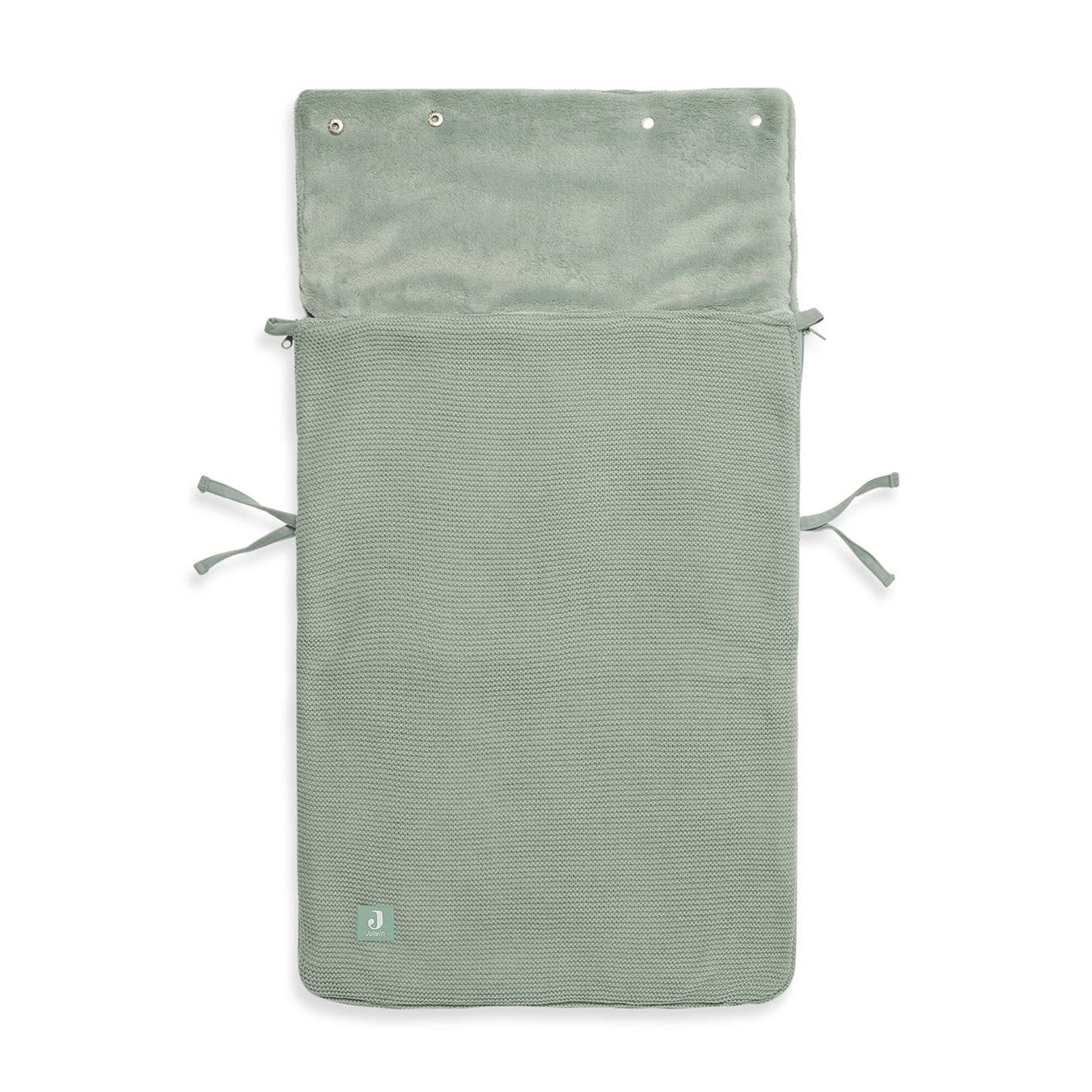 Jollein Voetenzak Basic Knit - Forest Green-