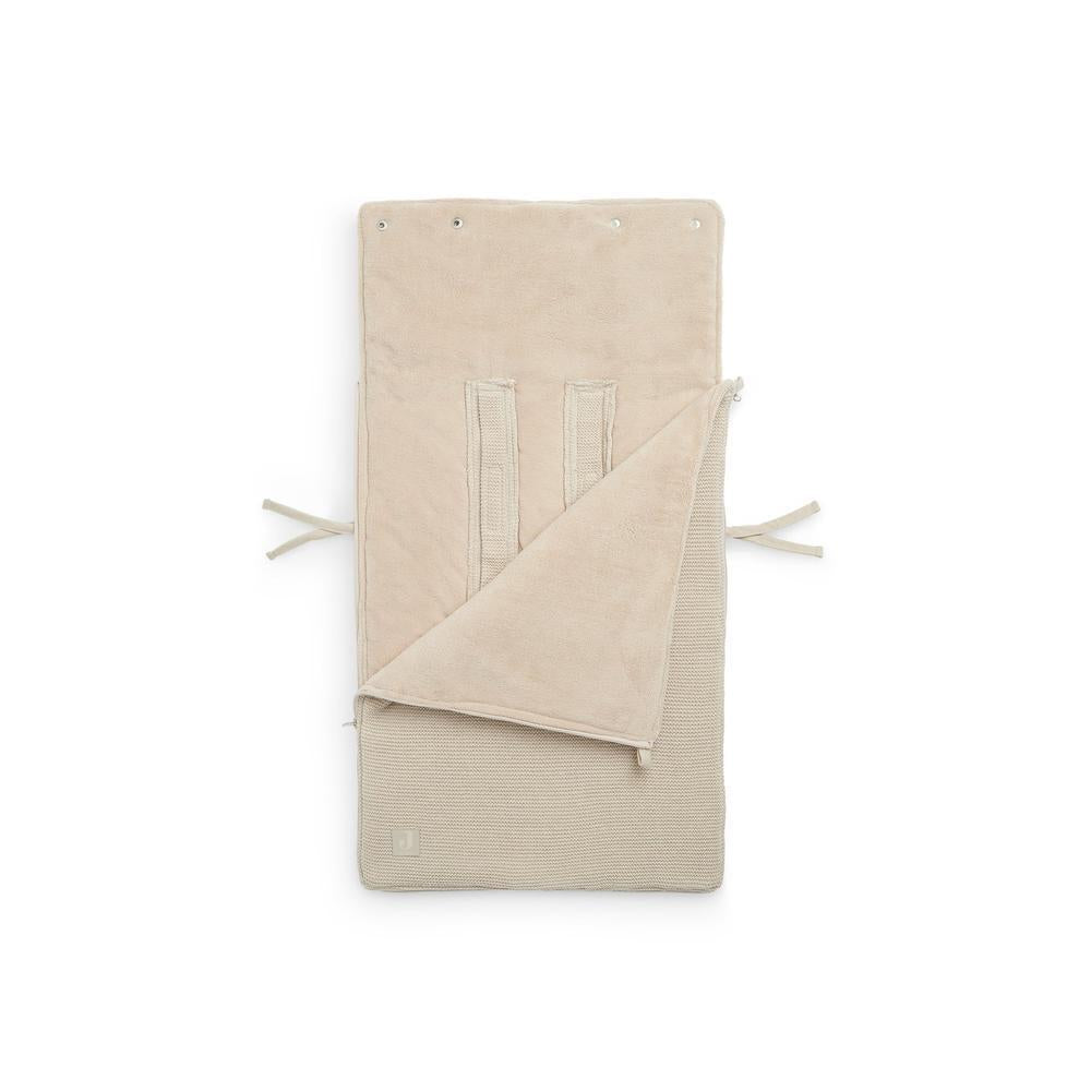 Jollein Voetenzak Basic Knit - Nougat-