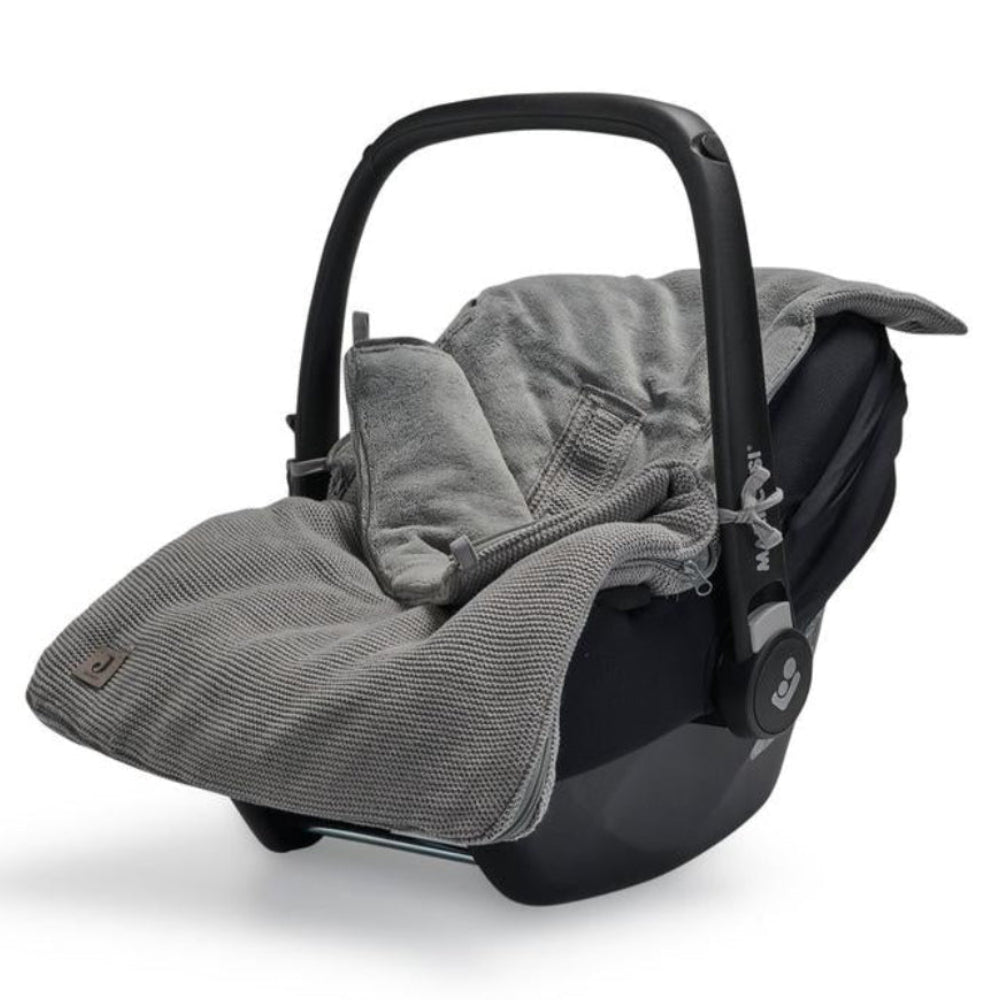 Jollein Voetenzak Basic Knit - Stone Grey-