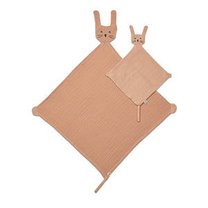 Liewood Alya Speendoekjes - Rabbit Pale Tuscany 2-pack-