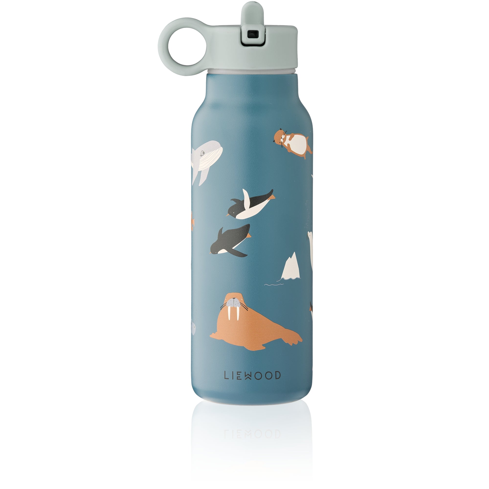 Liewood Falk Water Bottle - Arctic Sea (350ml)-