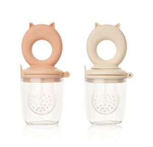 Liewood Miranda Food Feeder - Tuscany Rose/Apple Blossom 2-Pack-