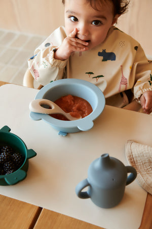 Liewood Neil Sippy Cup - Wave Blue-