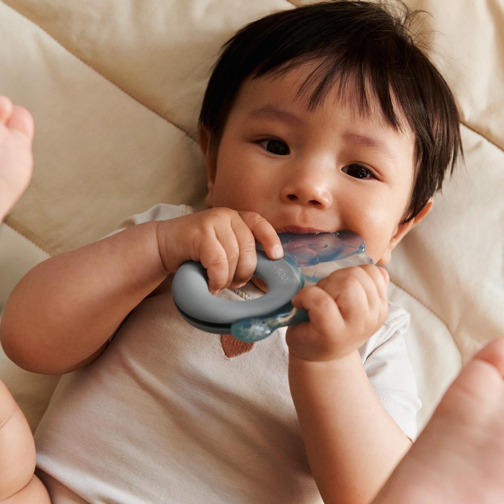 Liewood Rita Koelbijtring - Elephant Sandy/Dove Blue 2-Pack-