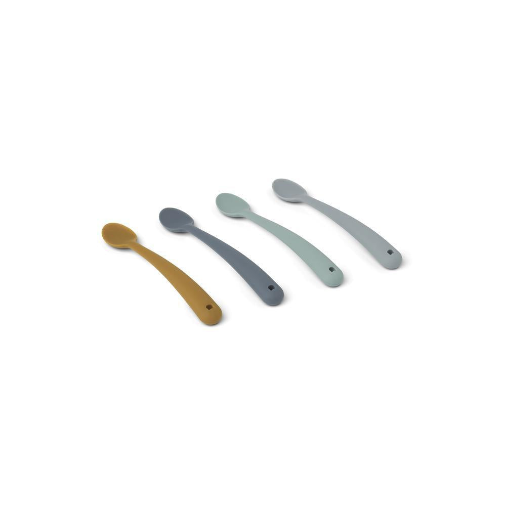 Liewood Siv Feeding Spoon - Blue Mix 4-Pack-