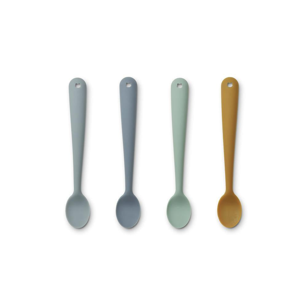Liewood Siv Feeding Spoon - Blue Mix 4-Pack-