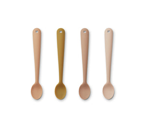 Liewood Siv Feeding Spoon - Tuscany Rose 4-Pack-