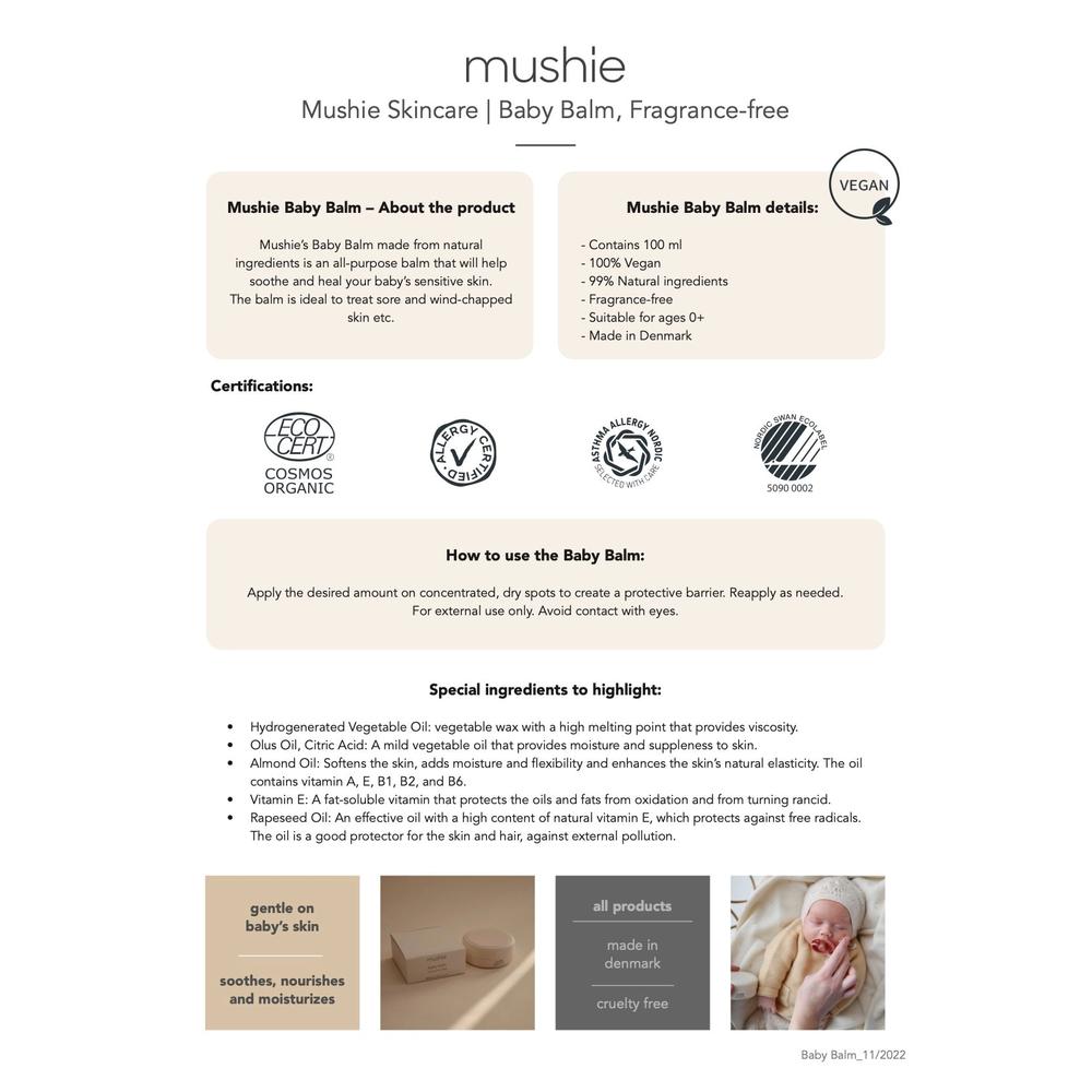 Mushie Baby Balm - Cosmos-