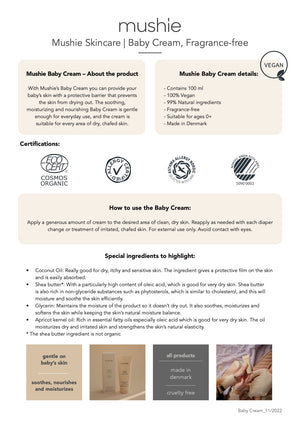 Mushie Baby Cream - Cosmos-