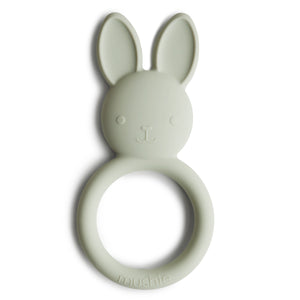 Mushie Bijtring Bunny - Sage-