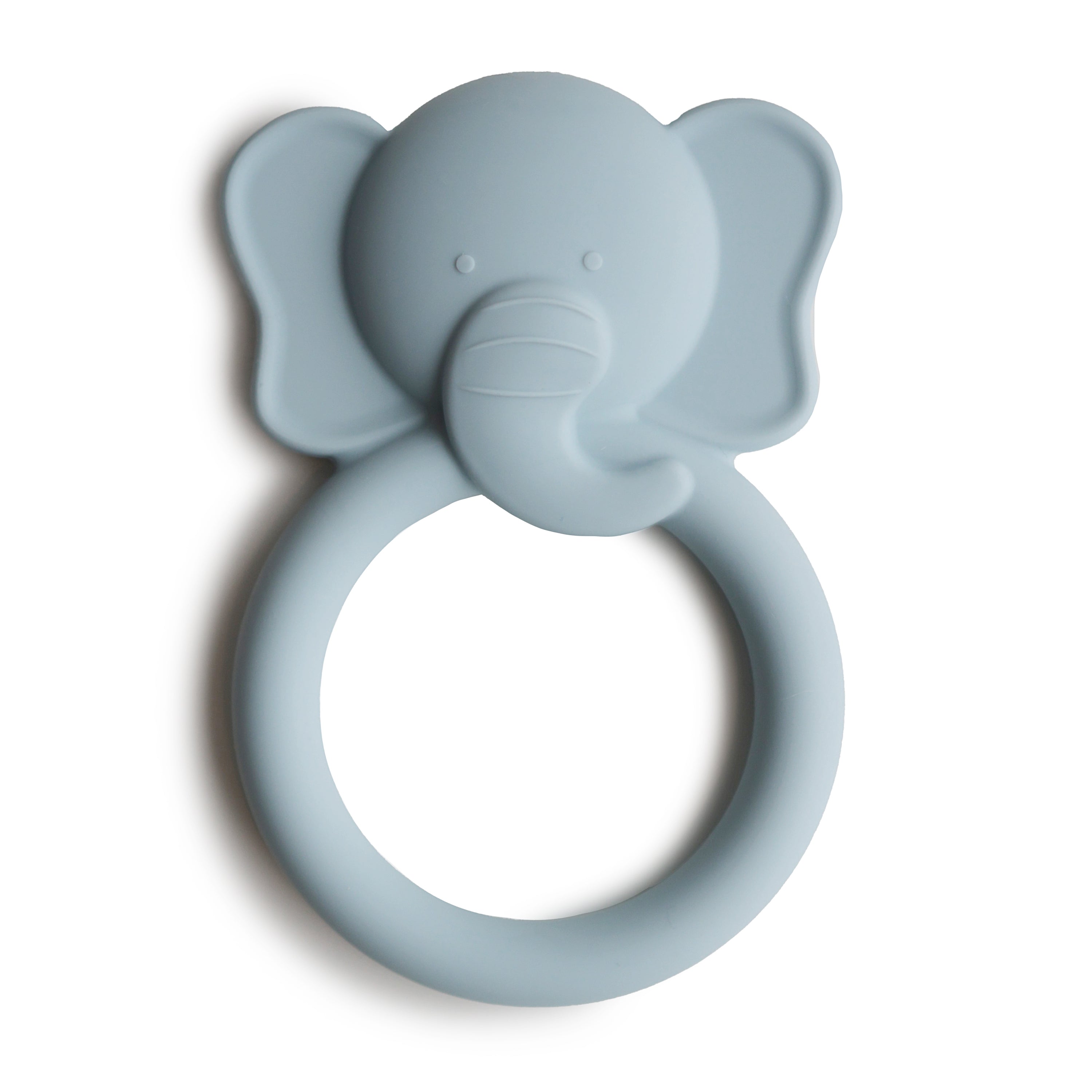 Mushie Bijtring Elephant - Cloud-