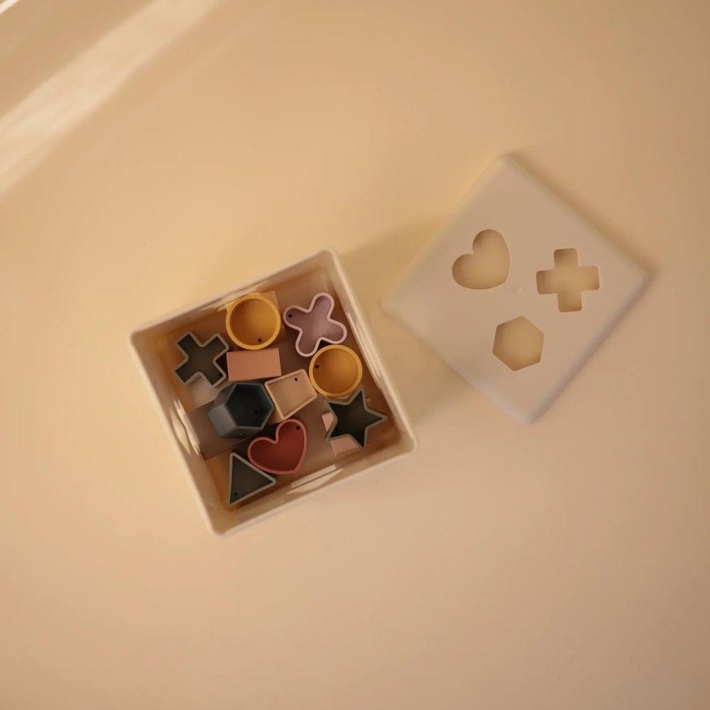 Mushie Shape Sorting Box - Original-