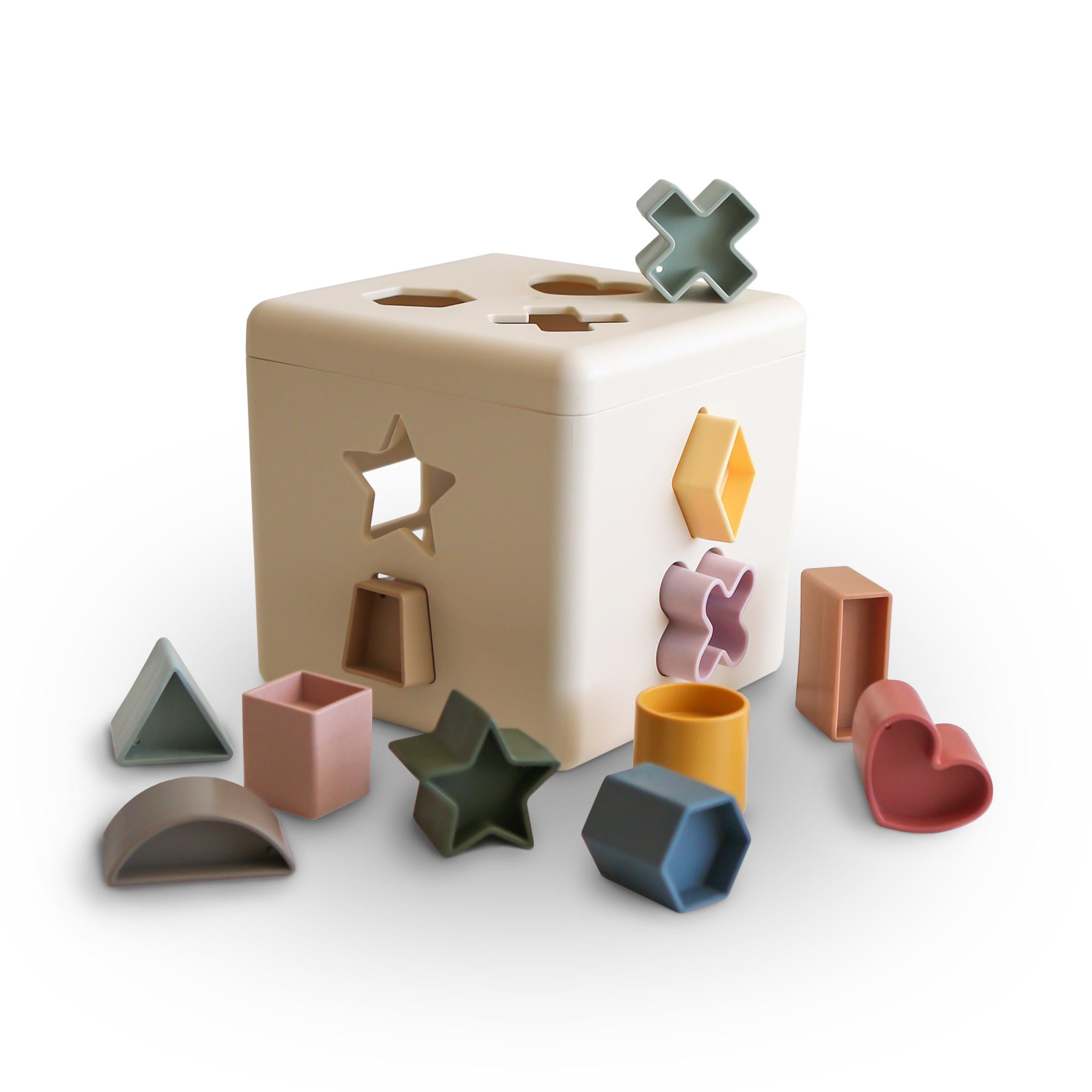 Mushie Shape Sorting Box - Original-