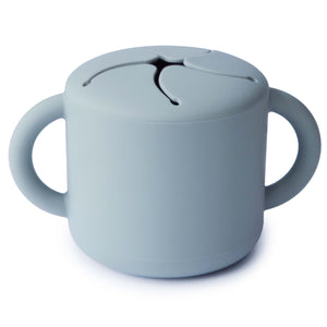 Mushie Snack Cup - Powder Blue-