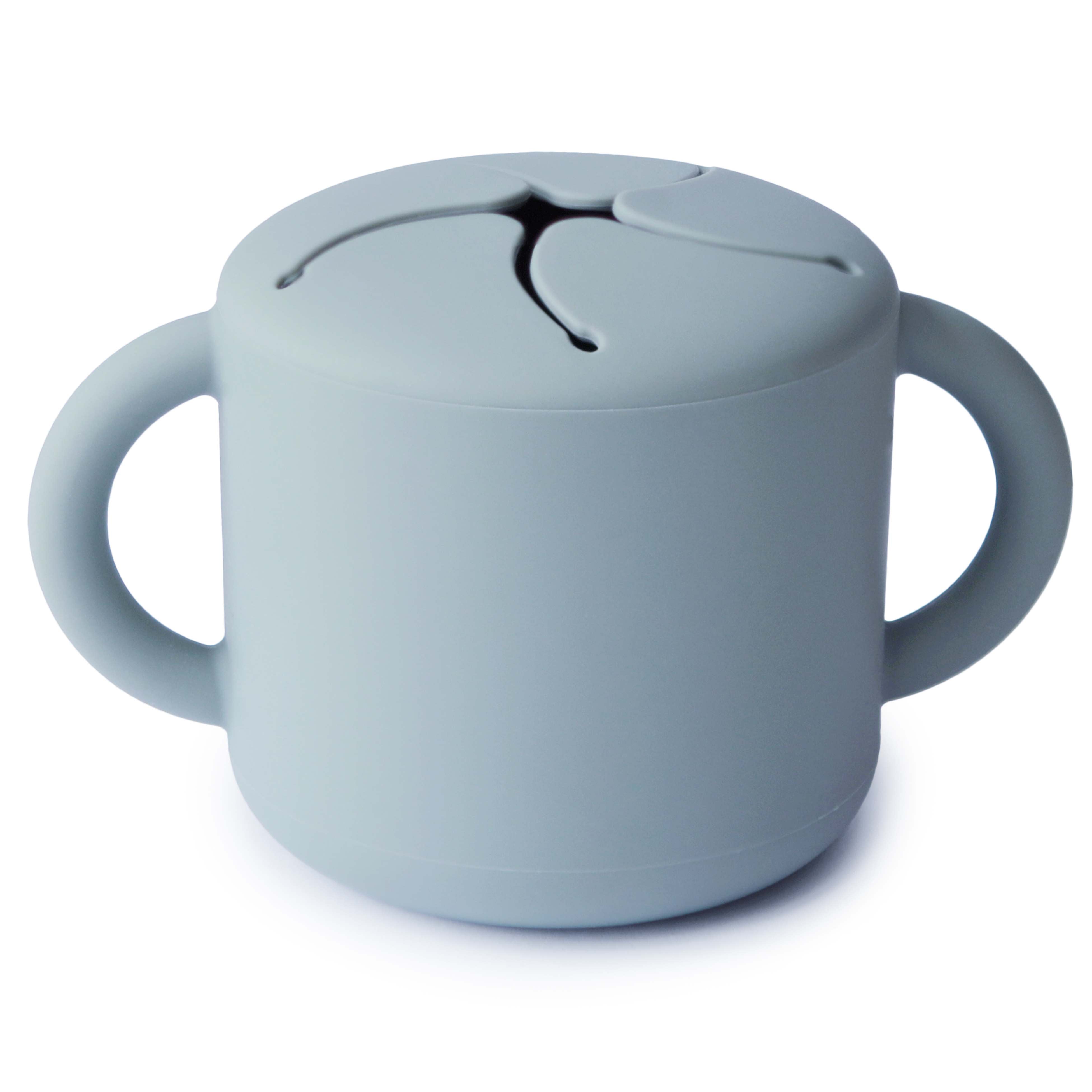Mushie Snack Cup - Powder Blue-