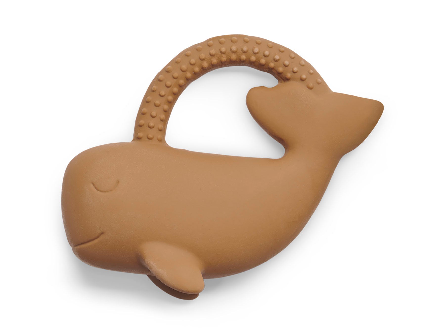 Jollein Bijtring Rubber Whale - Caramel