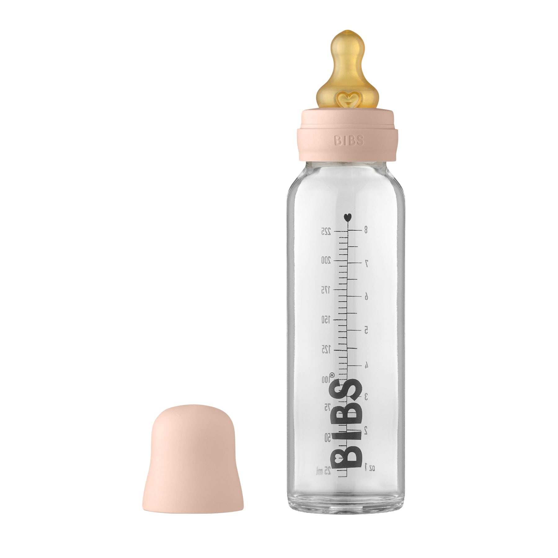 BIBS Glazen Fles - Blush