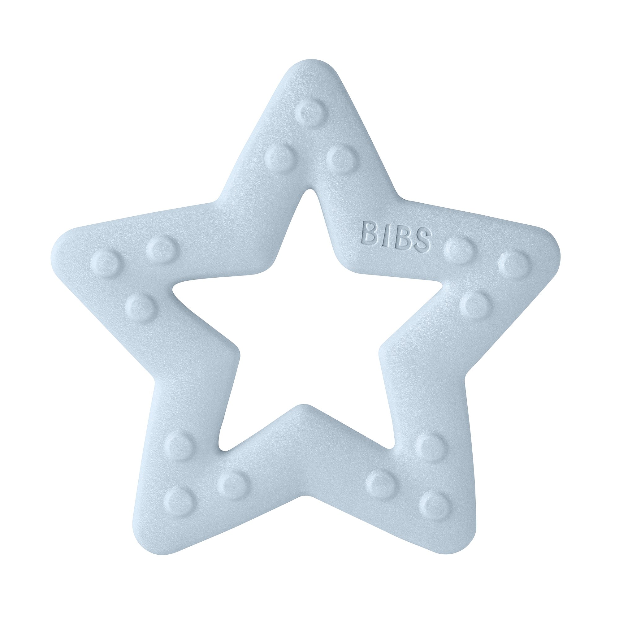 BIBS Bijtring Star - Baby Blue