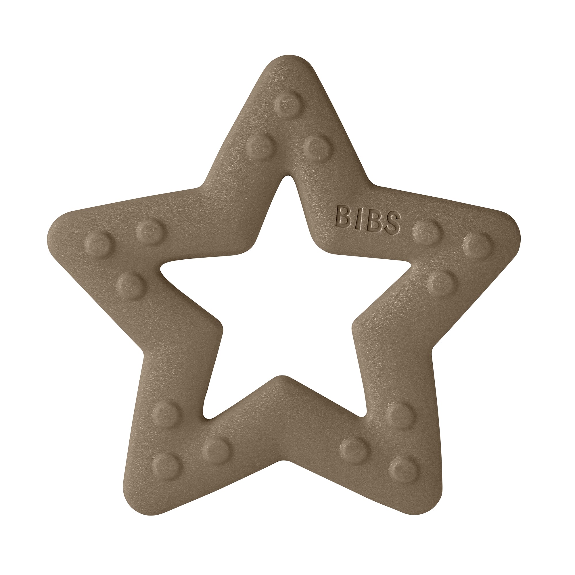 BIBS Bijtring Star - Dark Oak