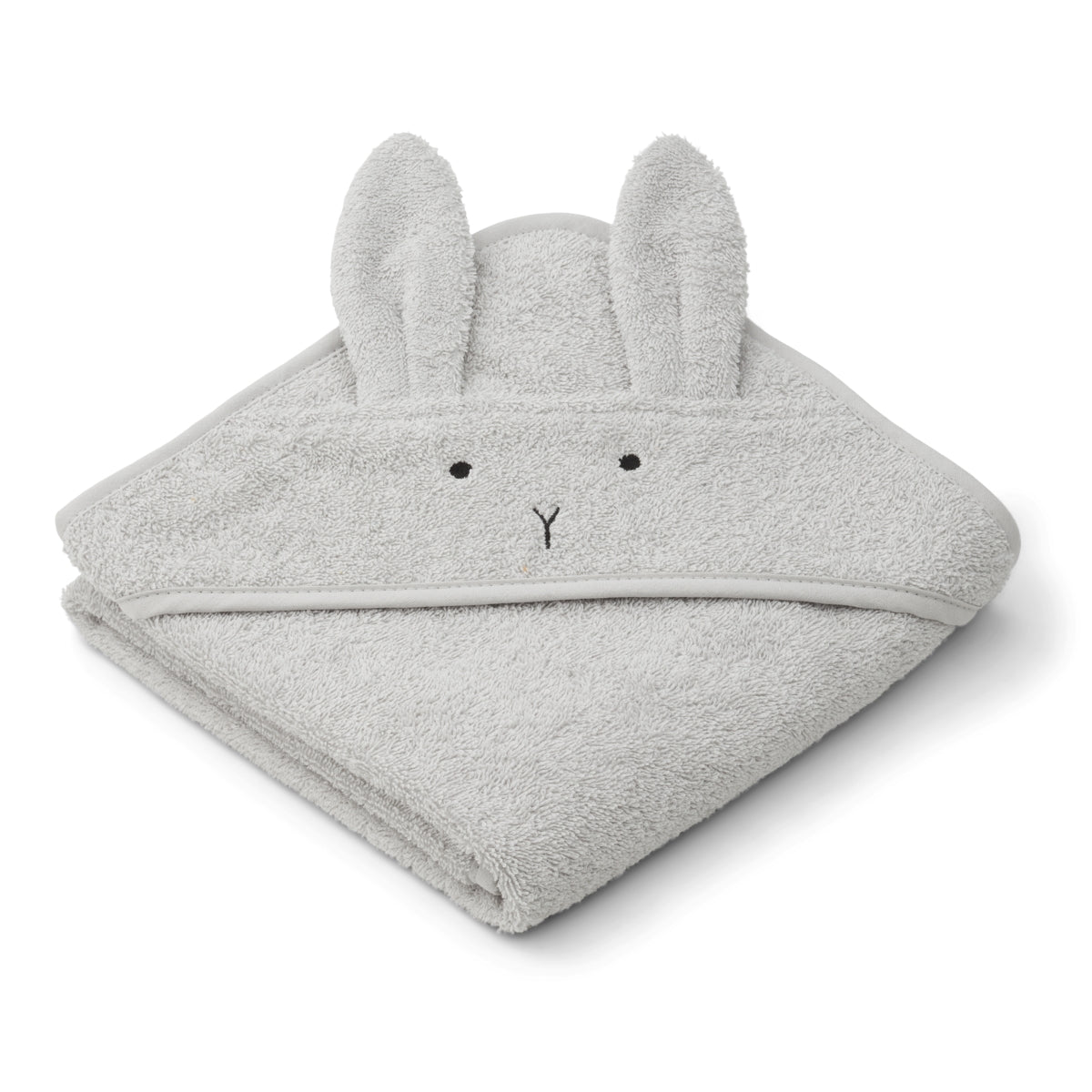 Liewood Hooded Towel - Rabbit Dumbo Grey