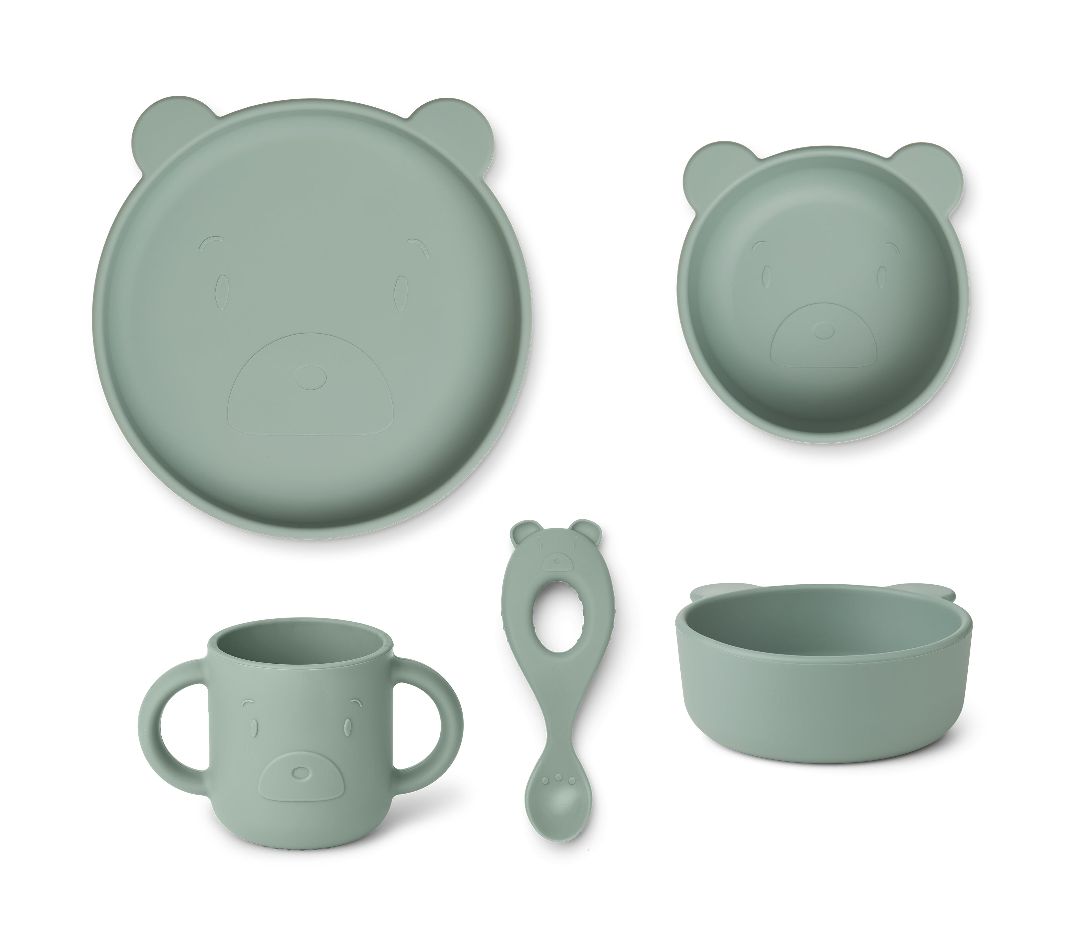 Liewood Vivi Siliconen Set - Mr Bear Peppermint