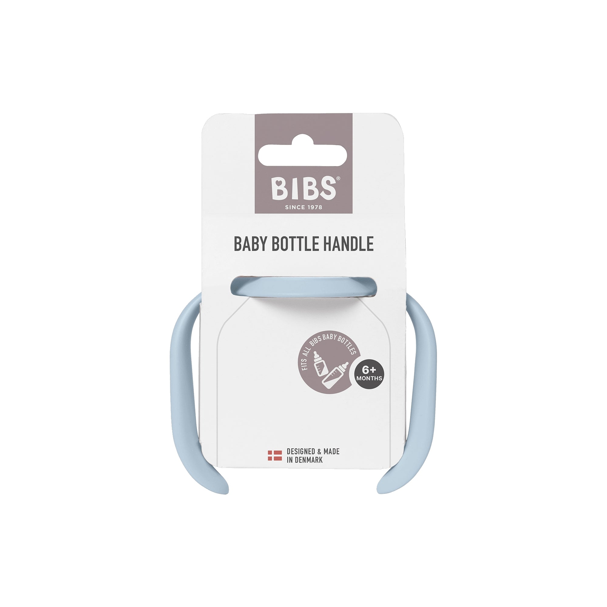 BIBS Babyfles Handgreep - Baby Blue-