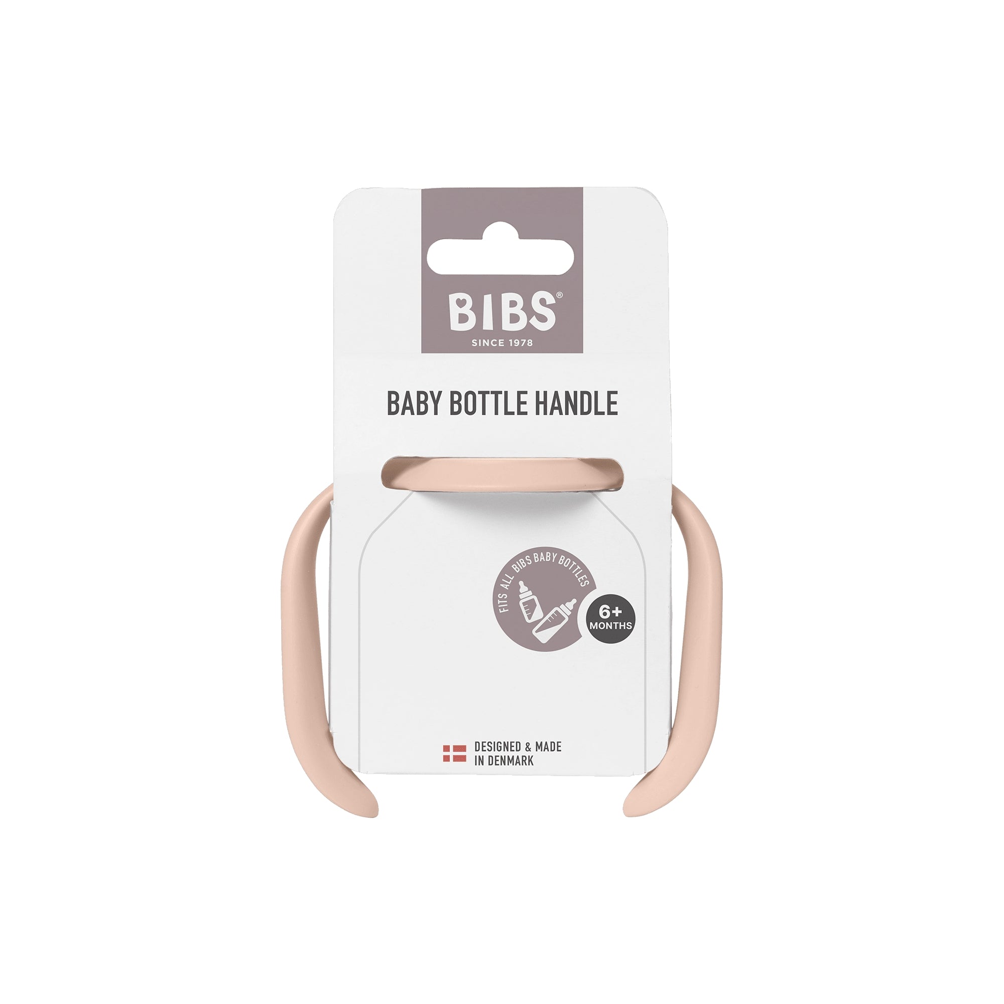 BIBS Babyfles Handgreep - Blush-