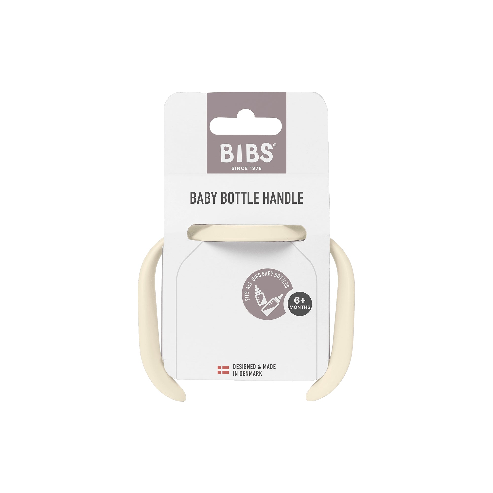BIBS Babyfles Handgreep - Ivory-