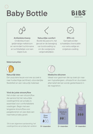 BIBS Babyfles - Sage-