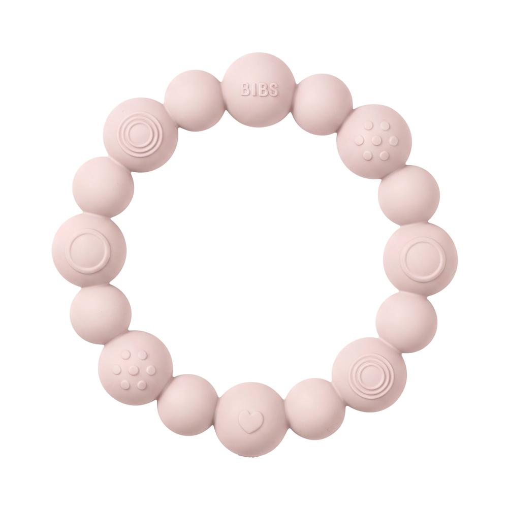 BIBS Bijtring Beaded - Blush-