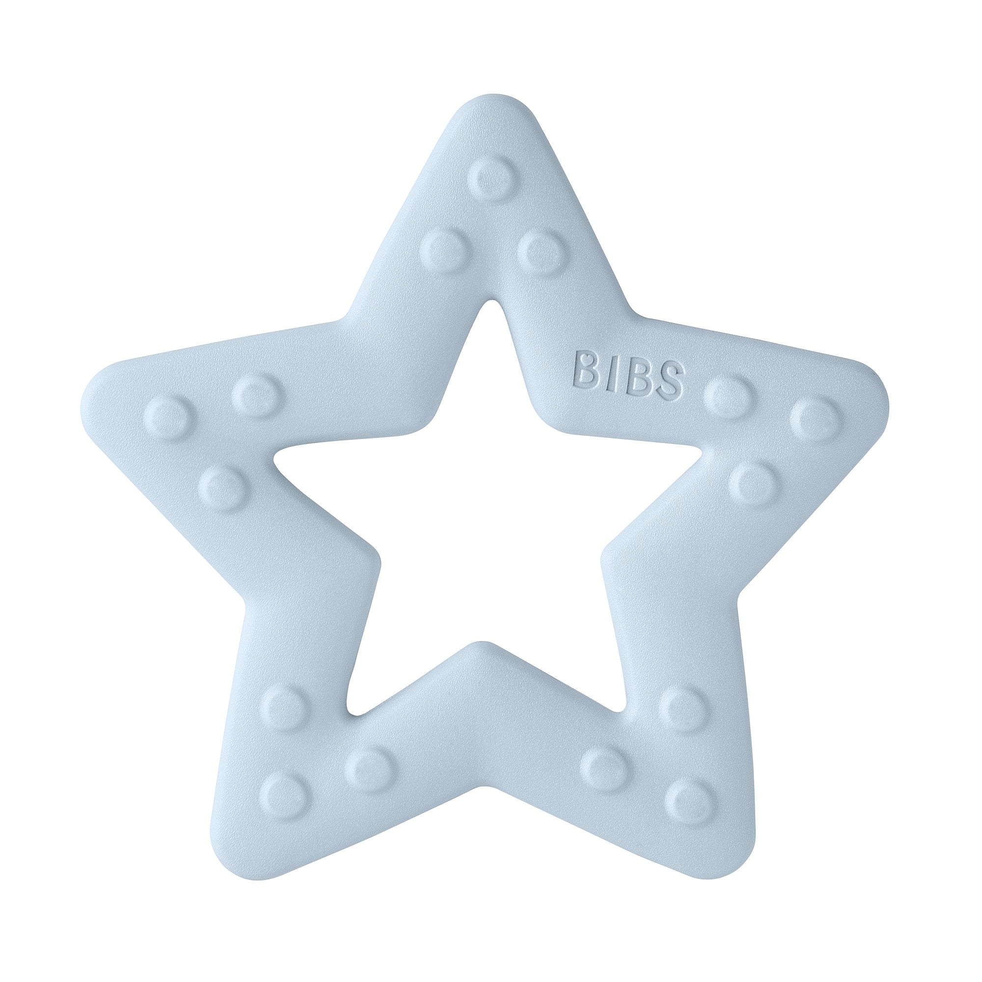 BIBS Bijtring Star - Baby Blue-