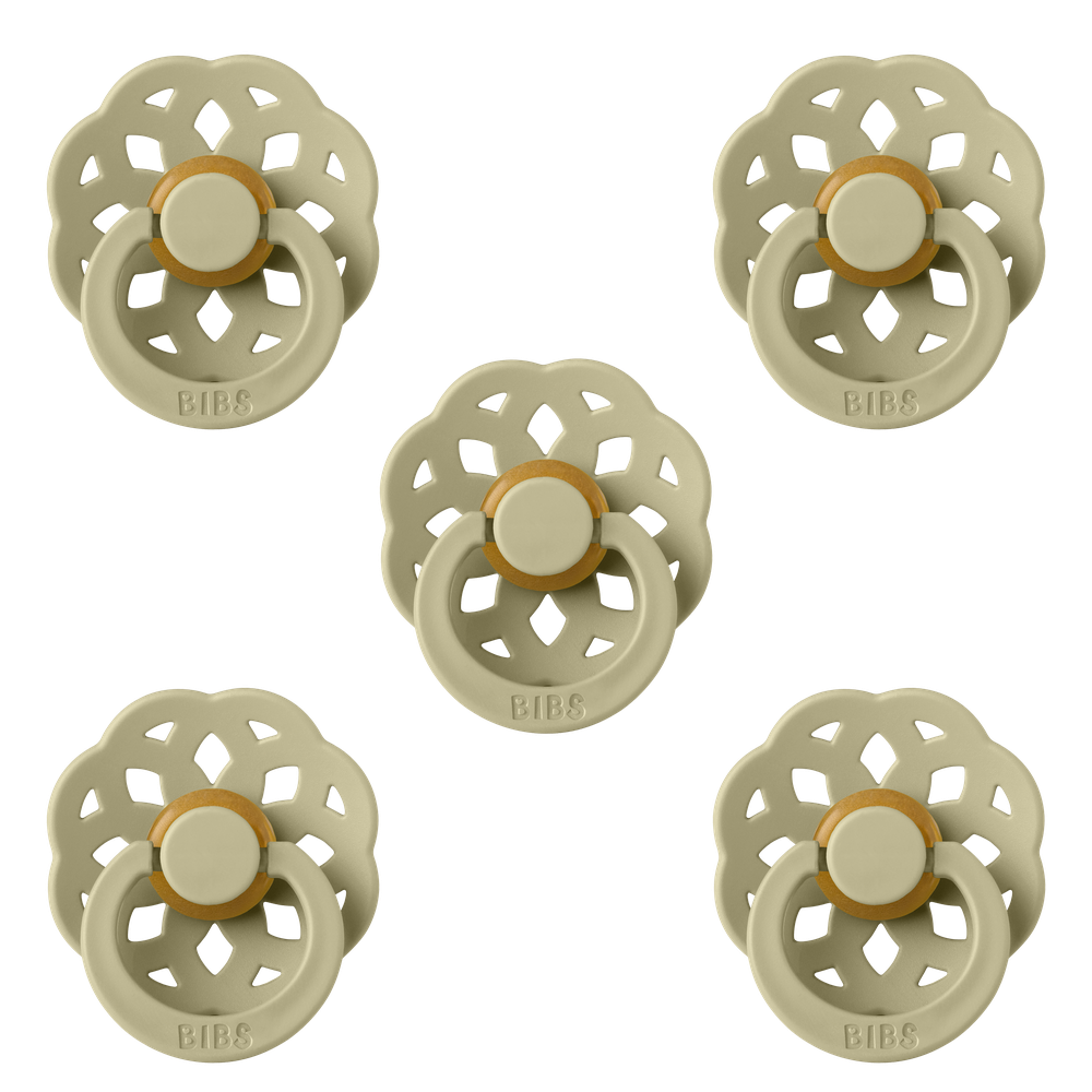 BIBS Boheme - Khaki (5-Pack)-0-6 m-