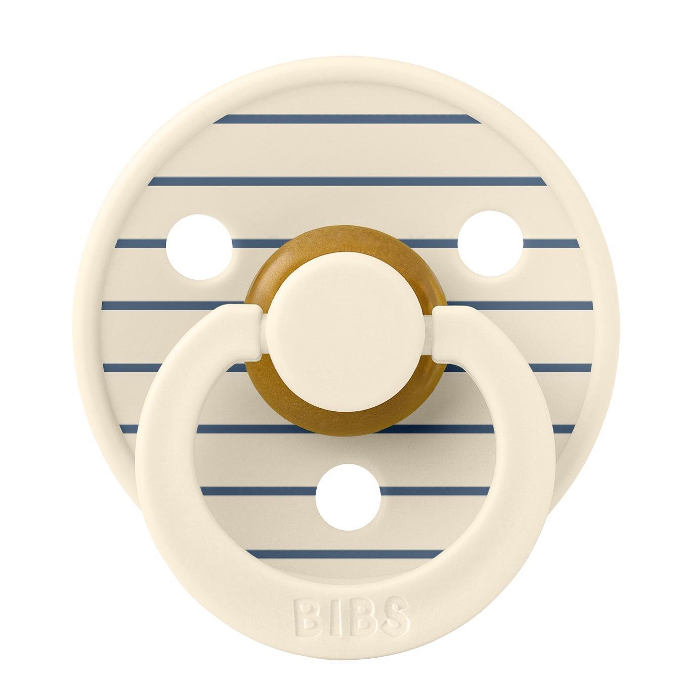 BIBS Colour Studio Pin - Ivory Steel Blue-