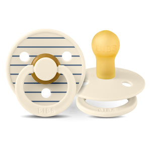 BIBS Colour Studio Pin - Ivory Steel Blue-