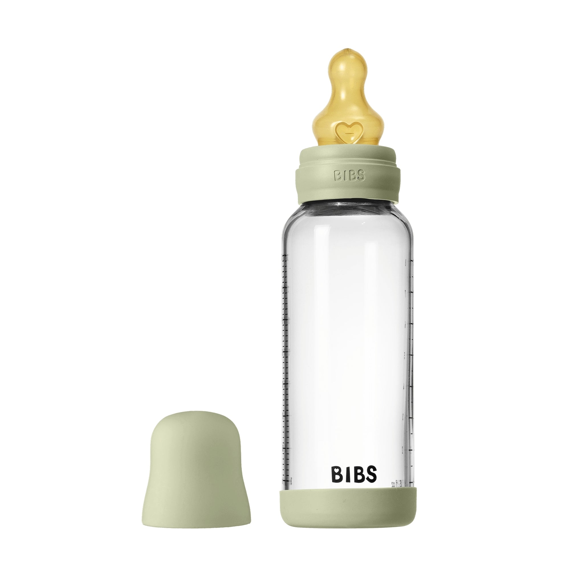BIBS Glazen Fles - Sage-