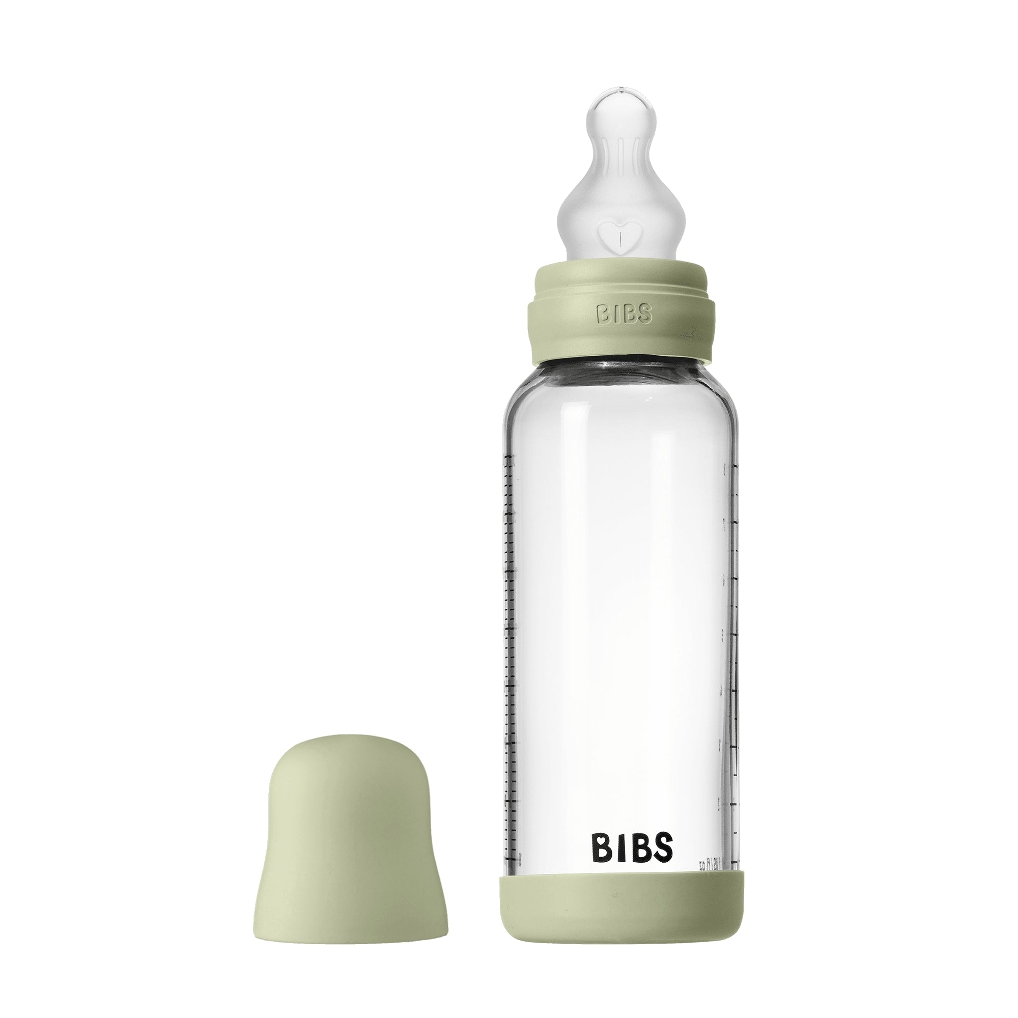 BIBS Glazen Fles - Sage-