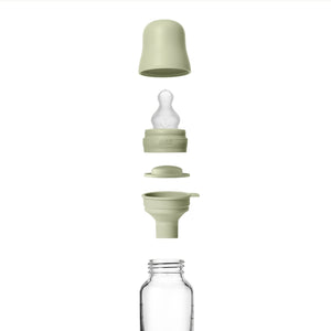 BIBS Glazen Fles - Sage-
