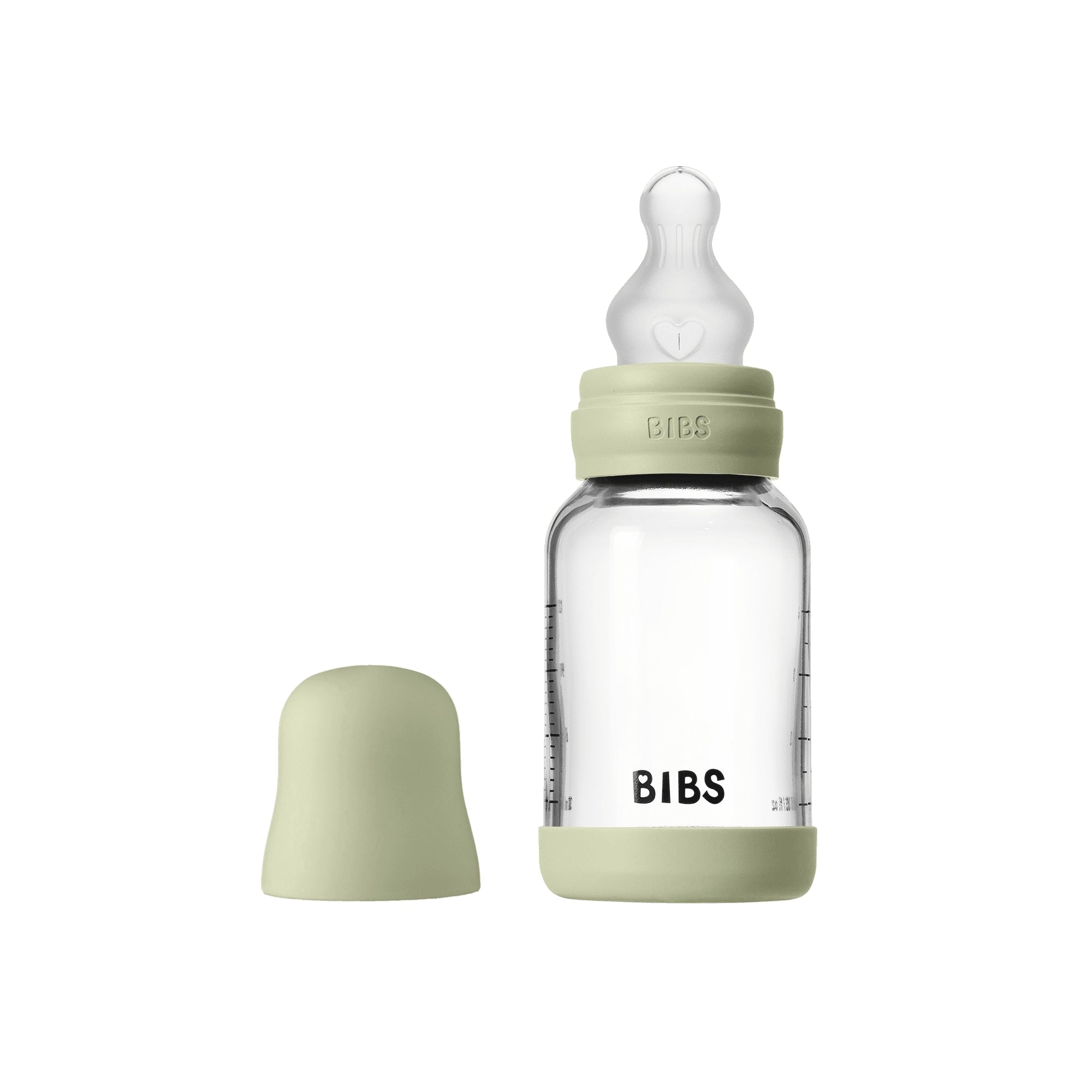 BIBS Glazen Fles - Sage-