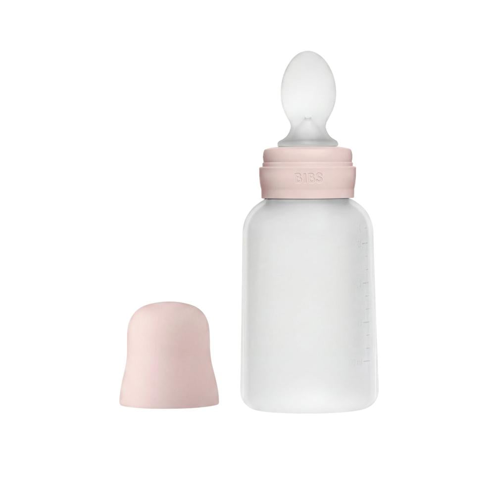 BIBS Knijpfles met Lepel – Petal-
